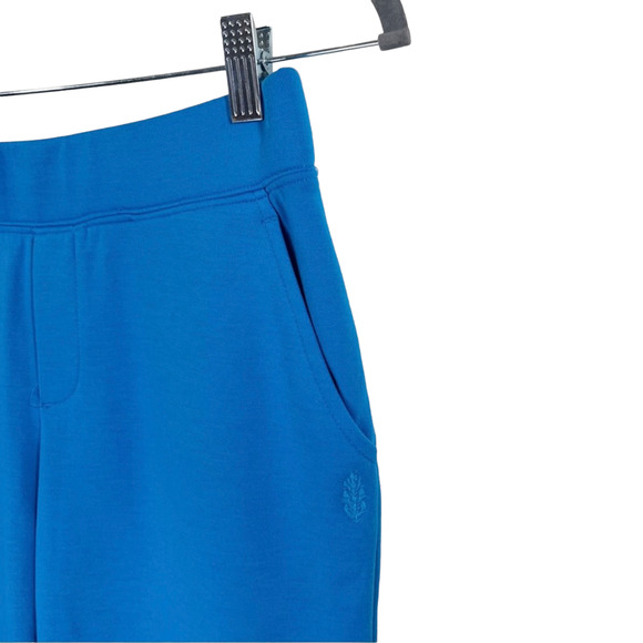 NEW Free People Movement Flurry Retro Blue Combo Cropped Sweatpants Size XS - Picture 6 of 12